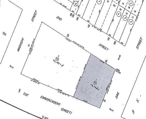105 2nd St, Oakland, CA à louer - Plan cadastral – Image 2 sur 3