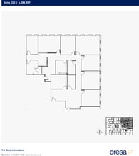 5005 Woodway Dr, Houston, TX à louer Plan d’étage– Image 1 sur 1