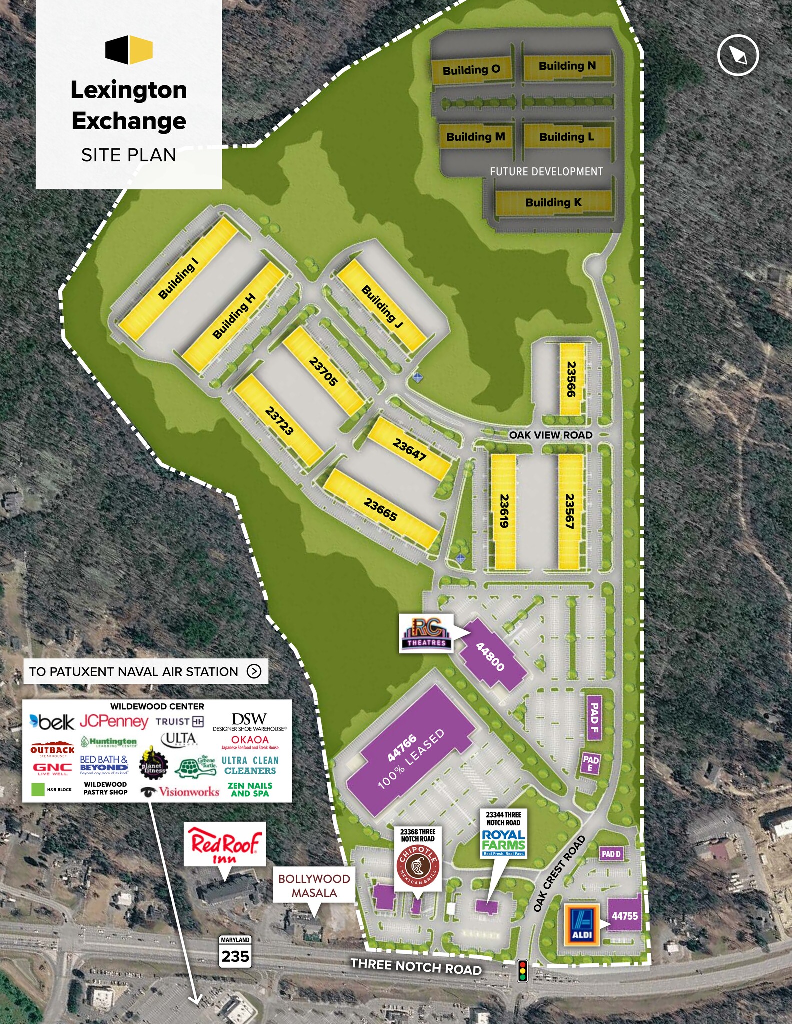 Three Notch Rd, California, MD à louer Plan de site– Image 1 sur 1