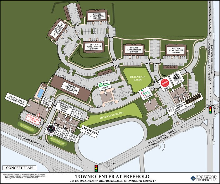 3300 US Highway 9, Freehold, NJ à louer - Plan de site – Image 2 sur 11