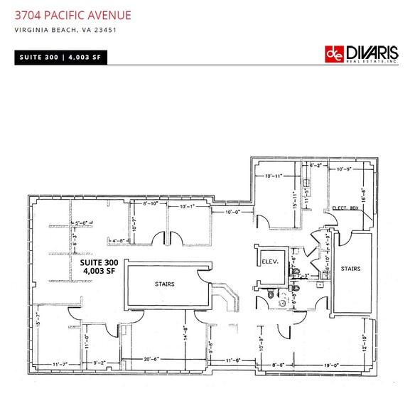 3704 Pacific Ave, Virginia Beach, VA à louer - Plan d’étage – Image 2 sur 2