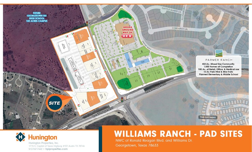 NWC of Ronald Reagan Blvd. & Williams Dr, Georgetown, TX à vendre - Photo de l’immeuble – Image 1 sur 1