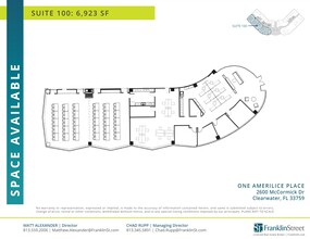 2600 McCormick Dr, Clearwater, FL à louer Plan d’étage– Image 1 sur 1