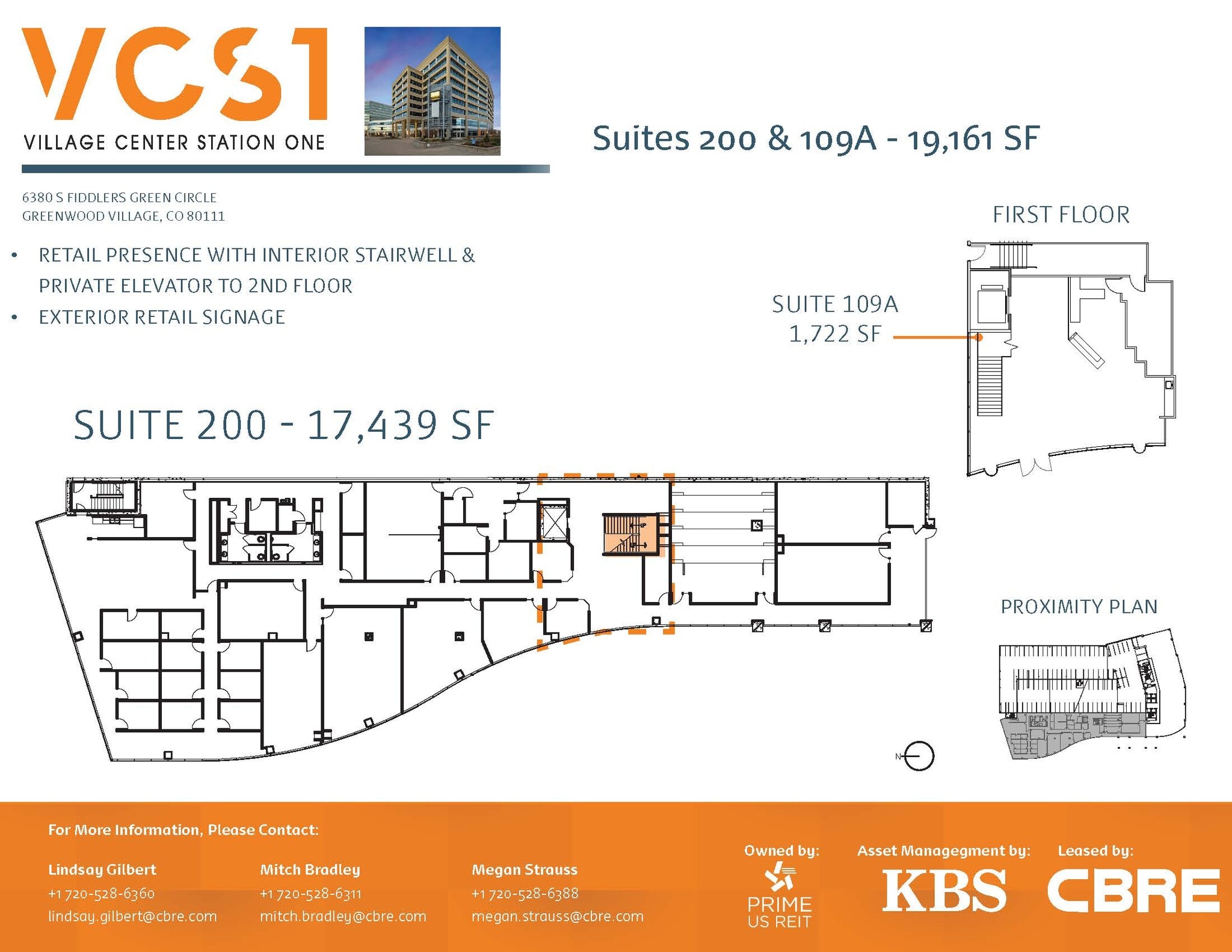 6380 S Fiddlers Green Cir, Greenwood Village, CO à louer Plan d’étage– Image 1 sur 1