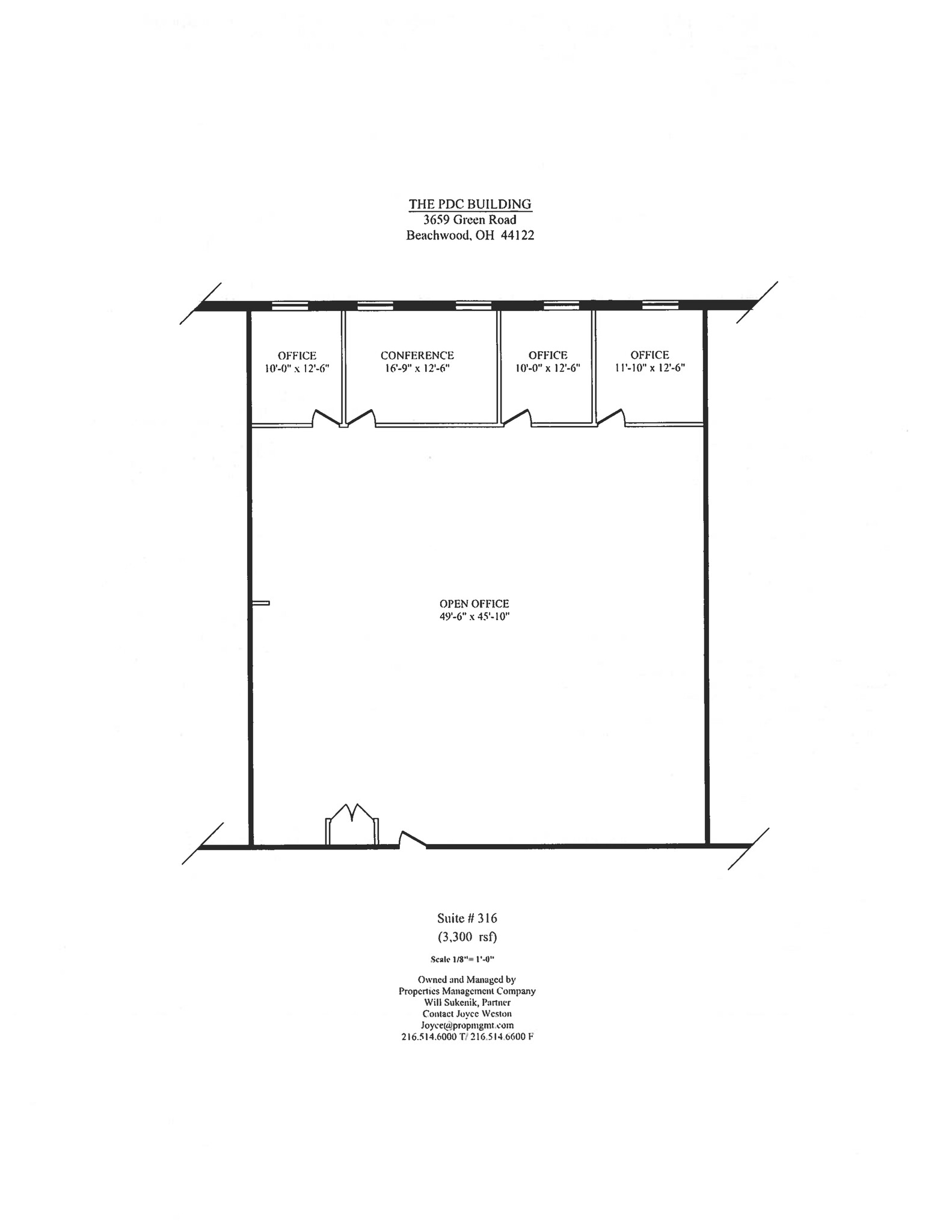 3659 Green Rd, Beachwood, OH à louer Plan de site– Image 1 sur 1