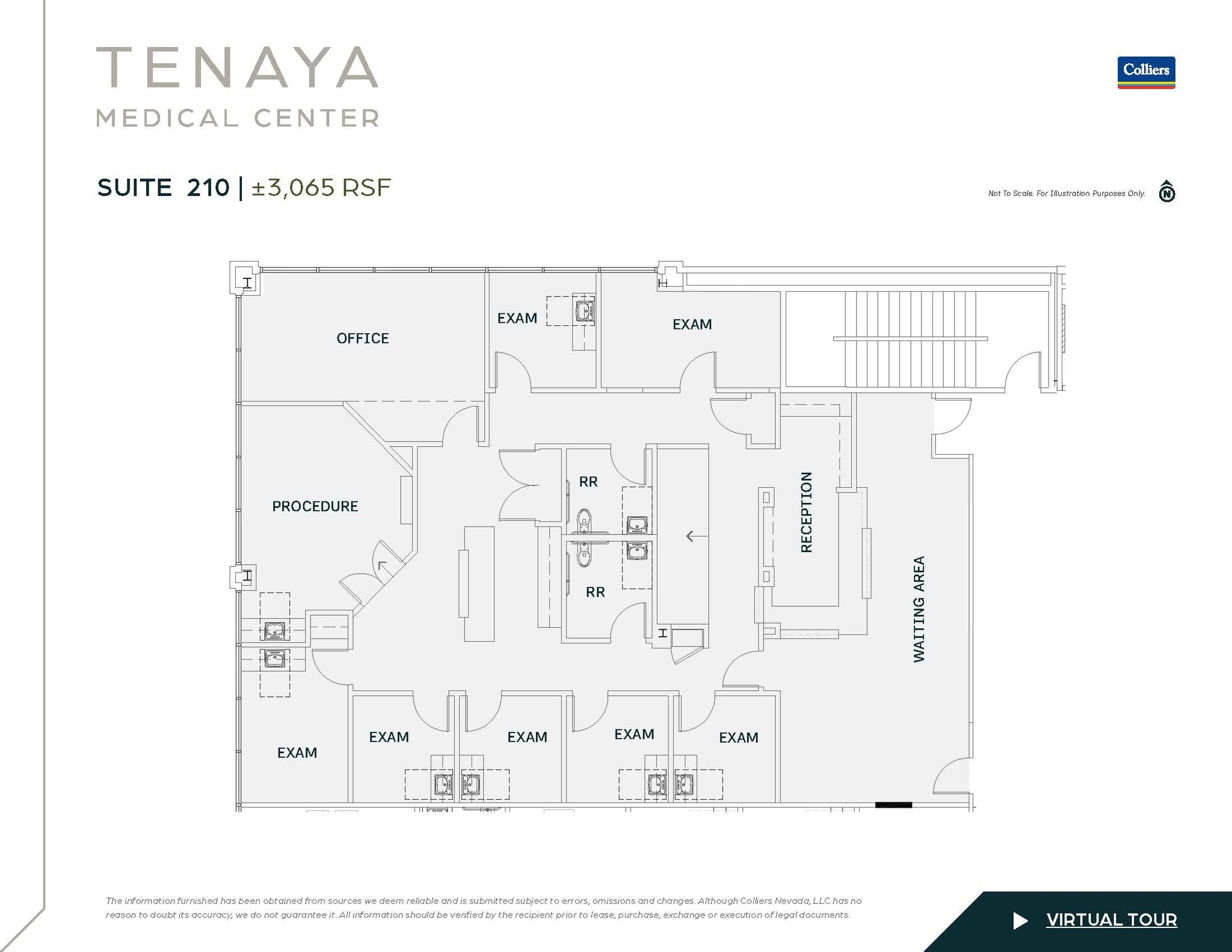 2650 N Tenaya Way, Las Vegas, NV à louer Plan d’étage– Image 1 sur 1