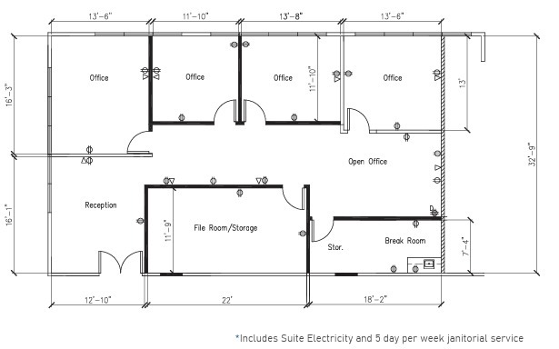 9150 Chesapeake Dr, San Diego, CA à louer Plan d’étage– Image 1 sur 1