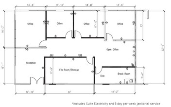 9150 Chesapeake Dr, San Diego, CA à louer Plan d’étage– Image 1 sur 1