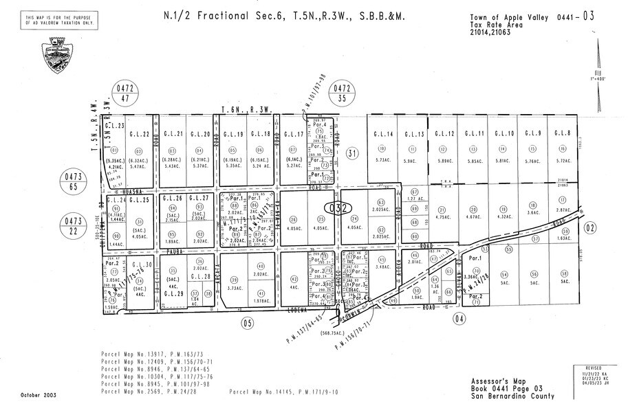0441-032-53-0000 Corwin Rd, Apple Valley, CA à vendre - Photo de l’immeuble – Image 2 sur 2