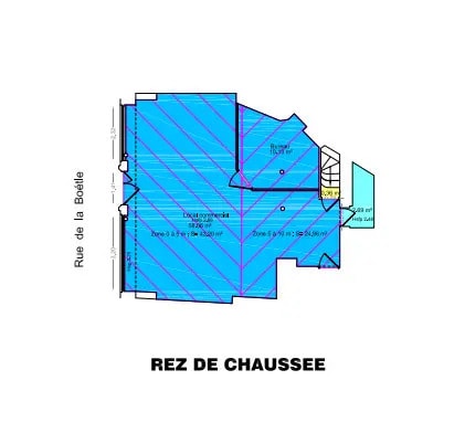 32 Rue La Boétie, Paris à louer Plan d’étage– Image 1 sur 2