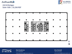 233 N Michigan Ave, Chicago, IL à louer Plan d’étage– Image 1 sur 1