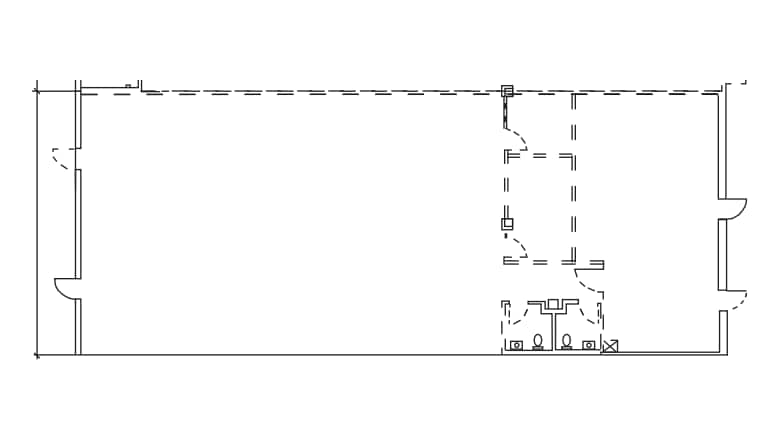1088-1100 N High St, Hillsboro, OH à louer Plan d’étage– Image 1 sur 1