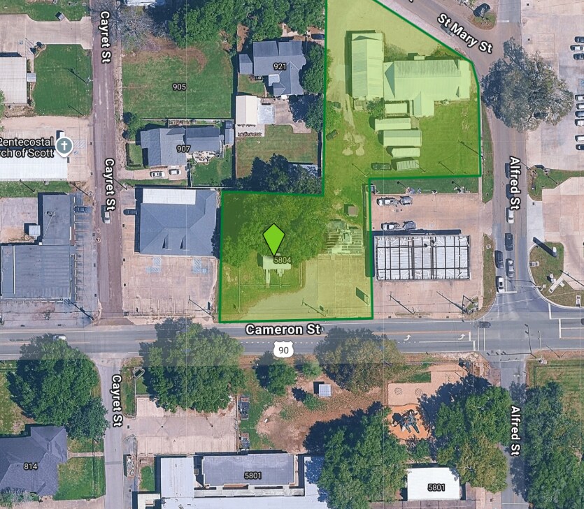 5804 Cameron St, Scott, LA à vendre Aérien– Image 1 sur 2