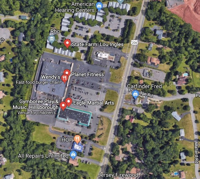 256 Hwy 206 S, Hillsborough, NJ à louer - Aérien – Image 2 sur 3