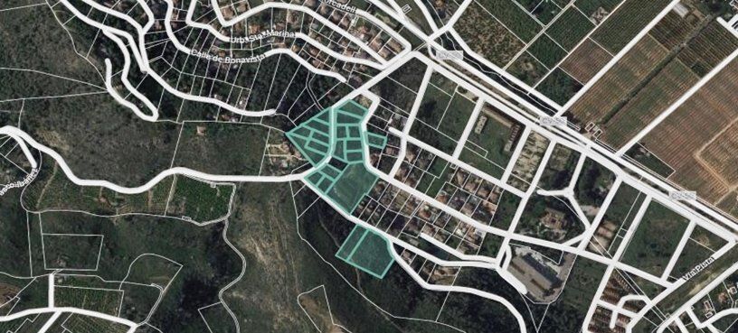 Terrain dans Carcaixent, Valencia à louer - Plan de site – Image 3 sur 4