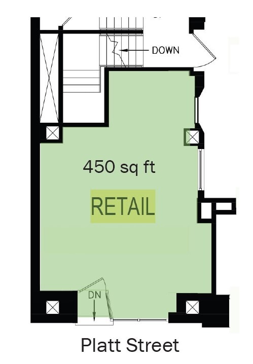 1 Platt St, New York, NY à louer Plan d’étage– Image 1 sur 1