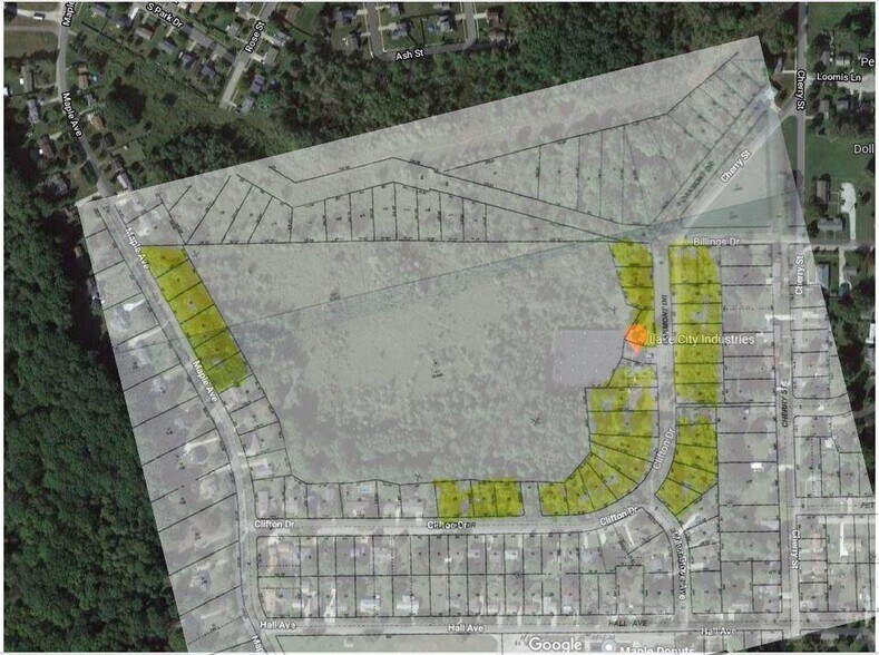 1420 Cherry St, Lake City, PA à louer - Plan de site – Image 2 sur 2