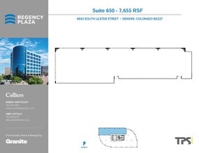 4643 S Ulster St, Denver, CO à louer Plan d’étage– Image 1 sur 1