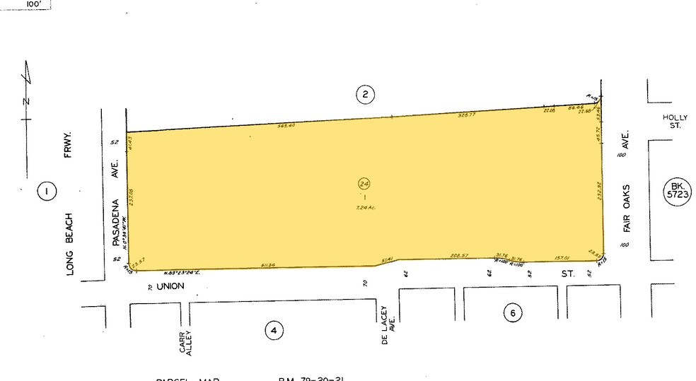 75 N Fair Oaks Ave, Pasadena, CA à louer - Plan cadastral – Image 2 sur 5