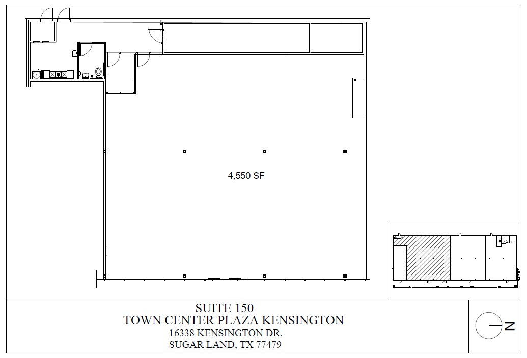 16338 Kensington Blvd, Sugar Land, TX à louer Plan d’étage– Image 1 sur 1