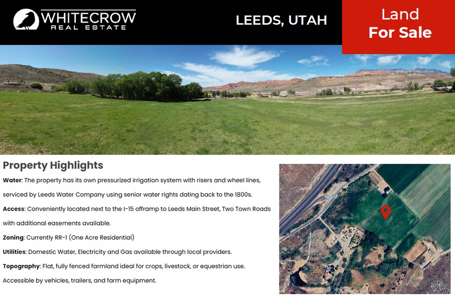 Berry Ln, Leeds, UT à vendre - Photo de l’immeuble – Image 1 sur 12