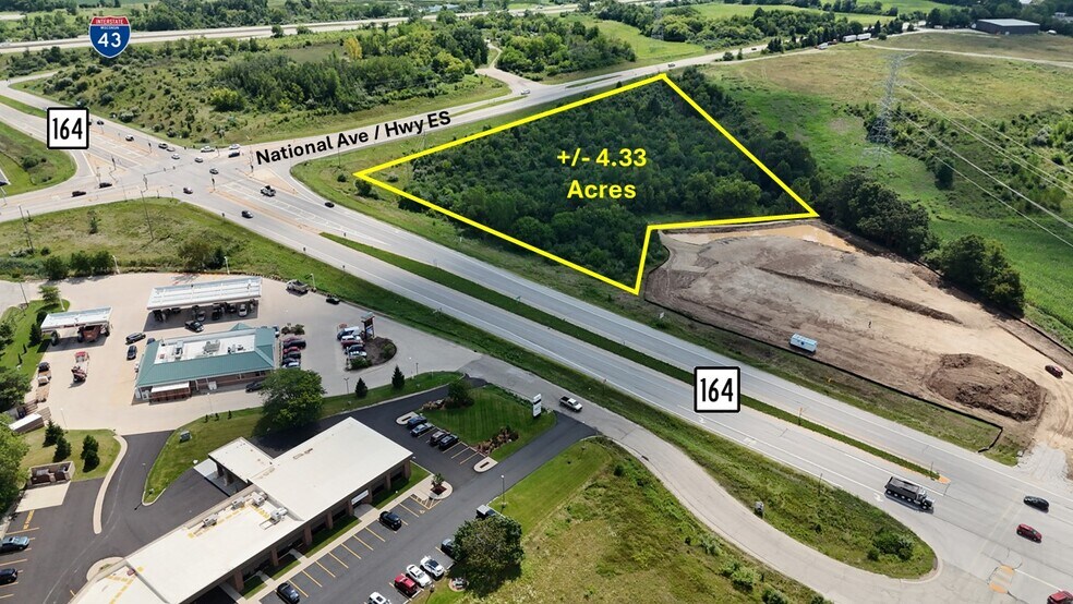 NWQ I-43 and Hwy 164, Big Bend, WI à vendre - Photo de l’immeuble – Image 1 sur 3