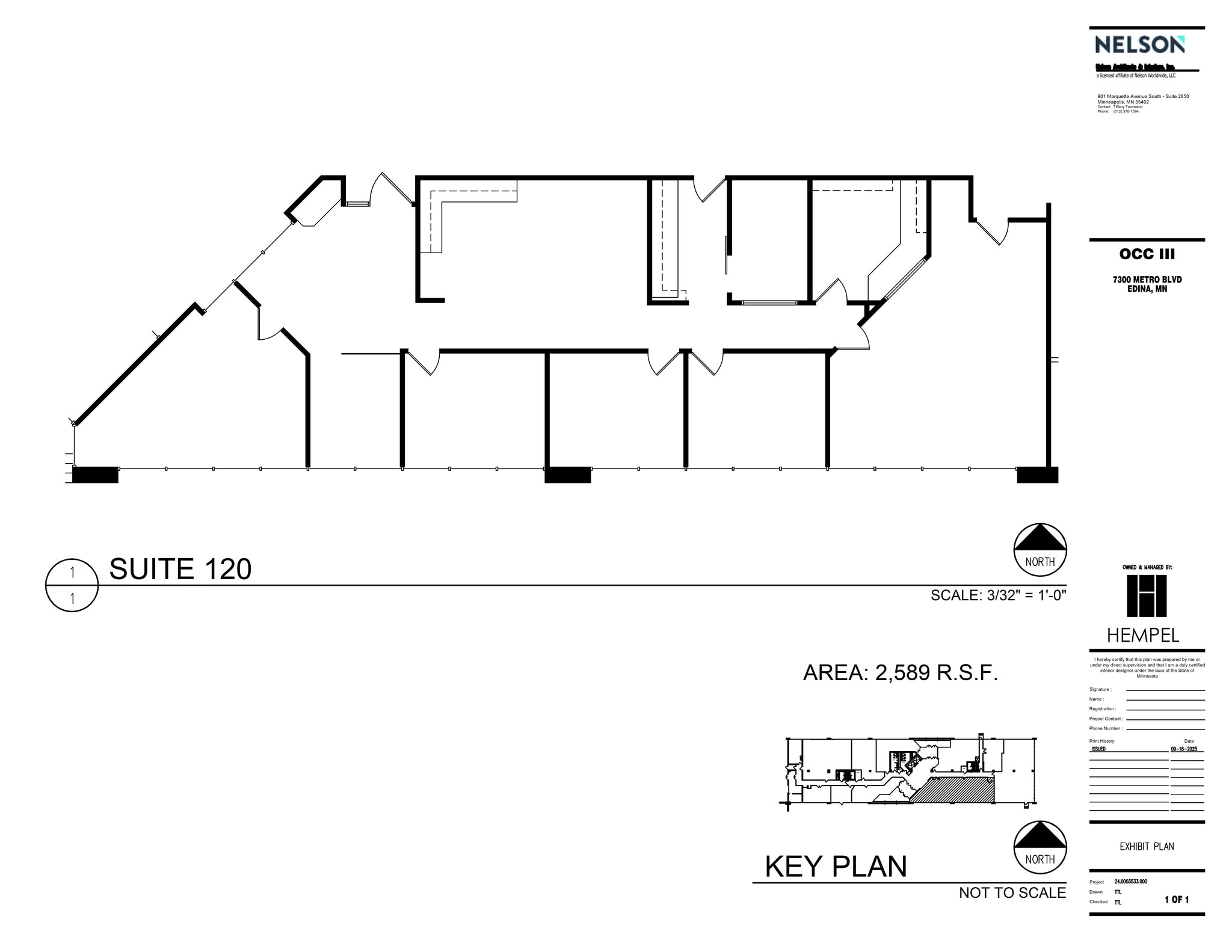 7300 Metro Blvd, Edina, MN à louer Plan de site– Image 1 sur 1