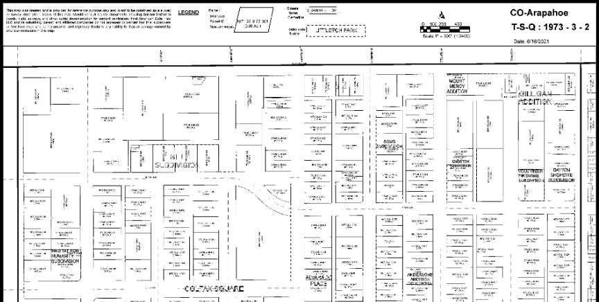 9150 E Colfax Ave, Aurora, CO à vendre - Plan cadastral – Image 2 sur 7