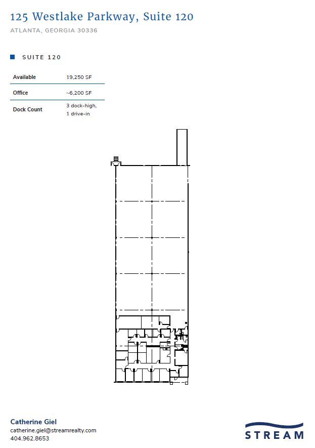 125 Westlake Pky SW, Atlanta, GA à louer Plan d’étage– Image 1 sur 1