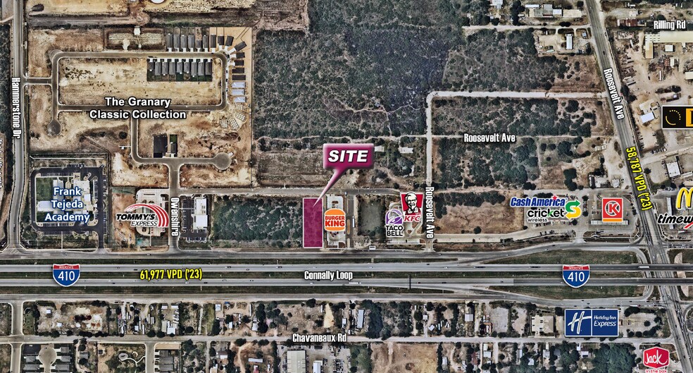 NWQ Loop 410 & Roosevelt Ave, San Antonio, TX à vendre - Photo de l’immeuble – Image 2 sur 5