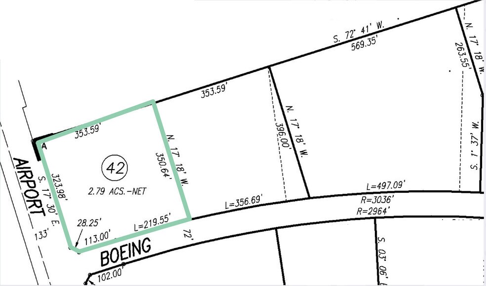 1409 Boeing Way, Stockton, CA à vendre - Plan cadastral – Image 2 sur 2