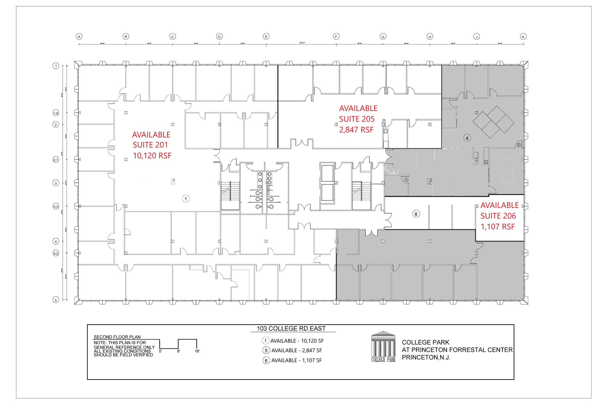 4 Research Way, Princeton, NJ à louer Plan d’étage– Image 1 sur 1