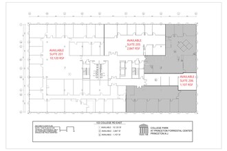 4 Research Way, Princeton, NJ à louer Plan d’étage– Image 1 sur 1