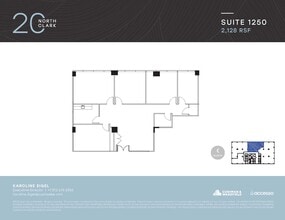 20 N Clark St, Chicago, IL à louer Plan d’étage– Image 1 sur 1