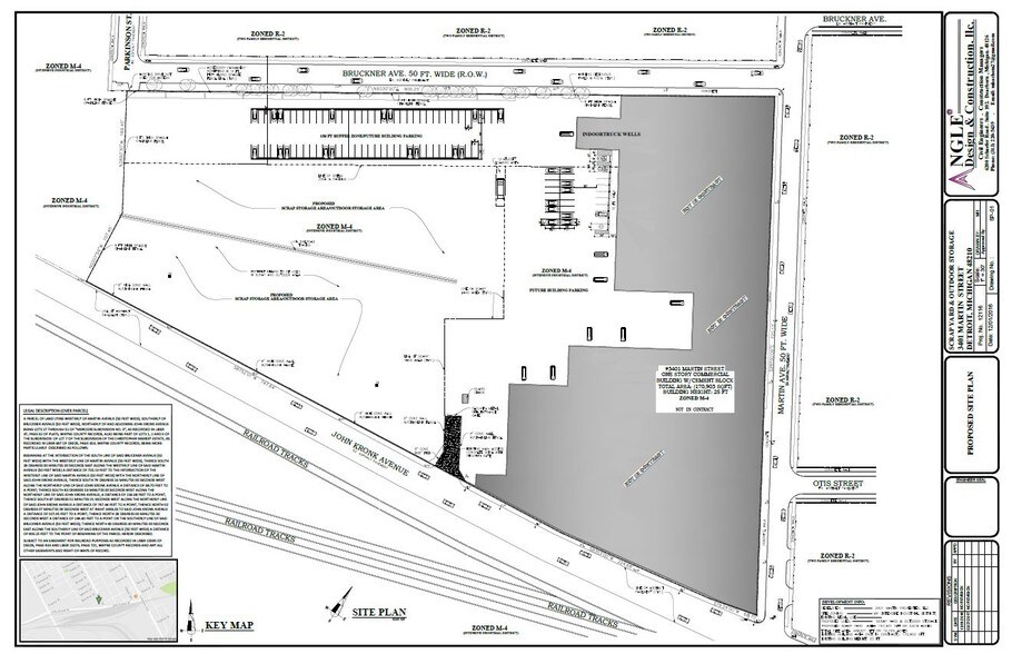 3401 Martin Rd, Detroit, MI à louer - Plan de site – Image 3 sur 3