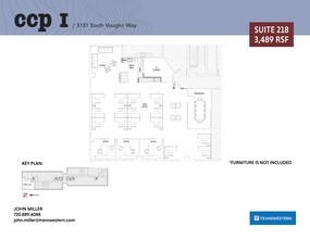 3131 S Vaughn Way, Aurora, CO à louer Plan de site– Image 1 sur 2