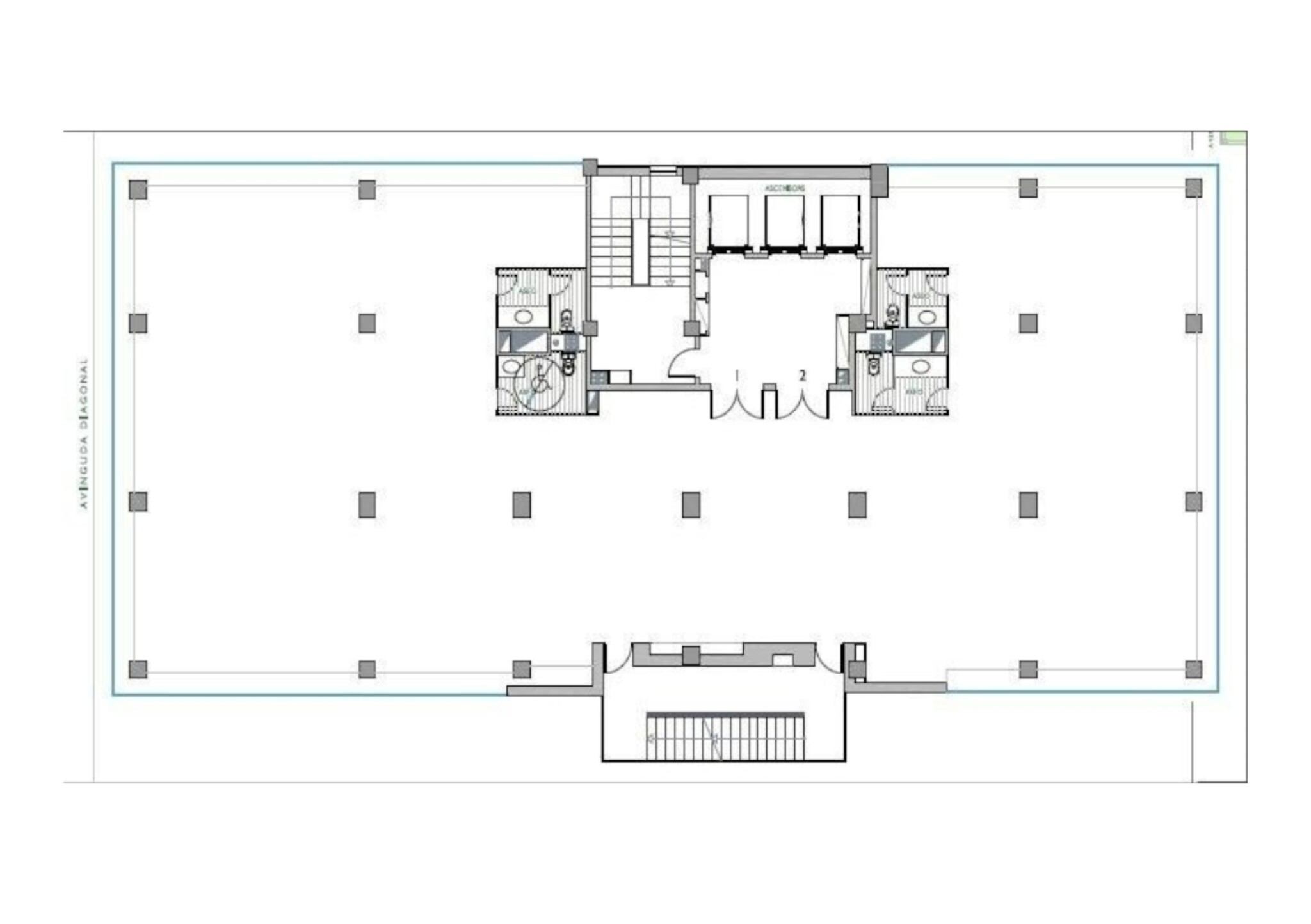 Bureau dans Barcelone, Barcelona à louer Plan de site– Image 1 sur 2