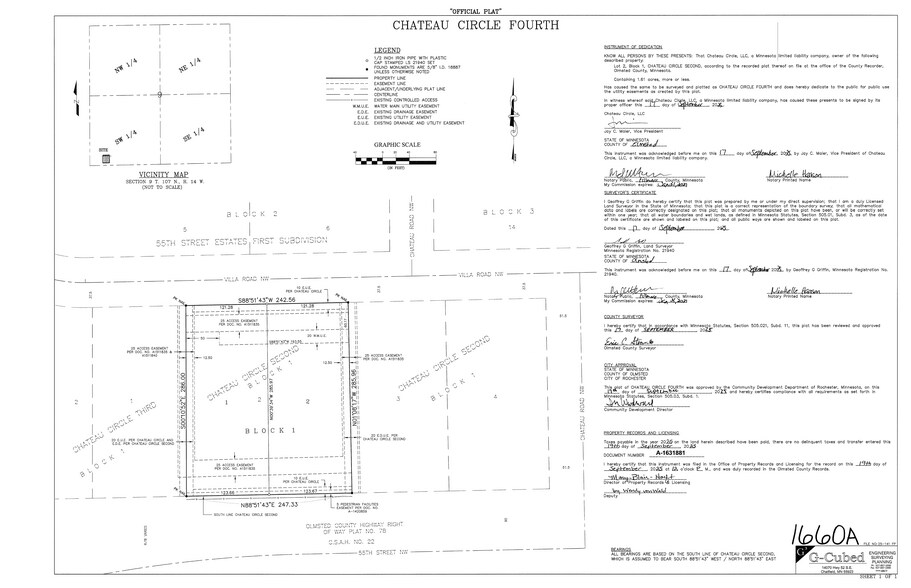 3610 Villa Rd NW, Rochester, MN à vendre - Plan cadastral – Image 2 sur 5