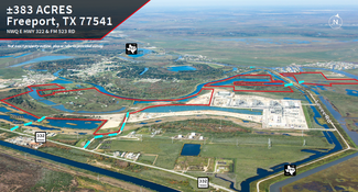 Plus de détails pour NWQ E HWY 322 & FM 523 RD, Freeport, TX - Terrain à vendre