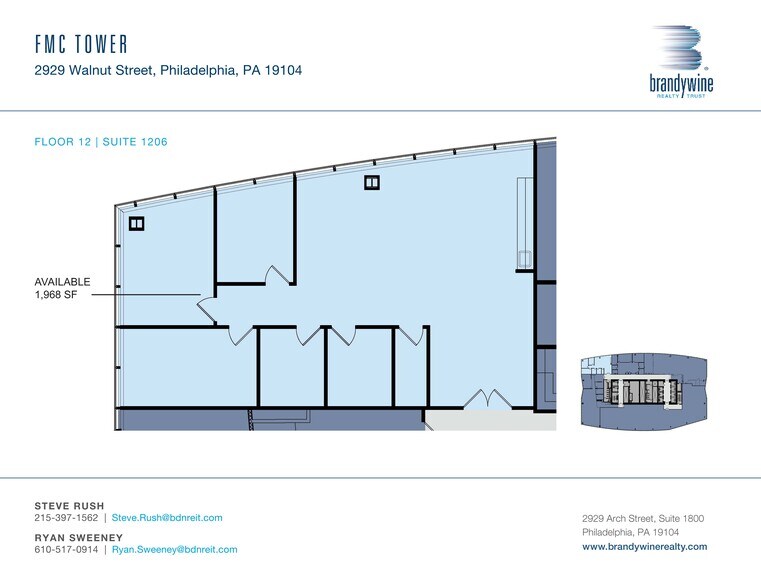 2929 Walnut St, Philadelphia, PA à louer - Plan d’étage type – Image 2 sur 19