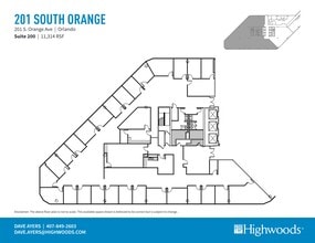 201 S Orange Ave, Orlando, FL à louer Plan de site– Image 1 sur 1