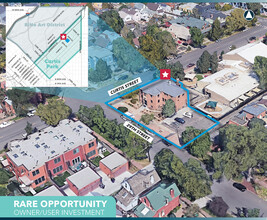 Curtis Park, Denver, CO - VUE AÉRIENNE  vue de carte