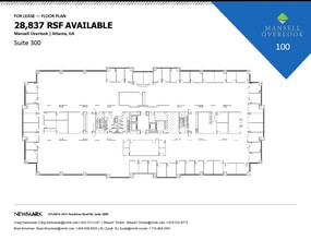 200 Mansell Ct E, Roswell, GA à louer Plan d’étage– Image 1 sur 1