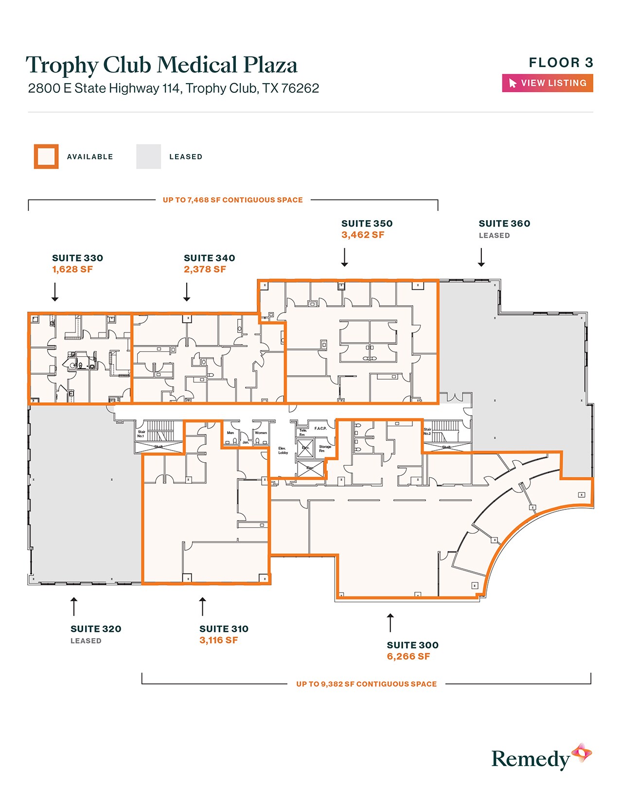 2800 E State Highway 114, Trophy Club, TX à louer Plan d’étage– Image 1 sur 1