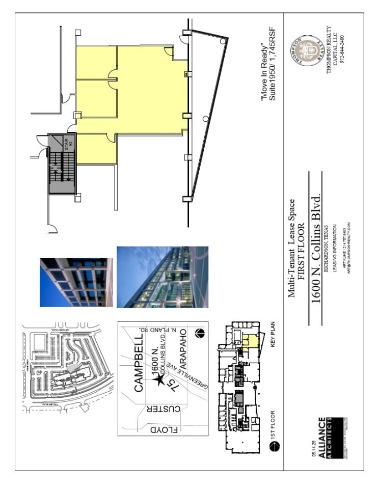 1600 N Collins Blvd, Richardson, TX à louer Plan d’étage– Image 1 sur 1