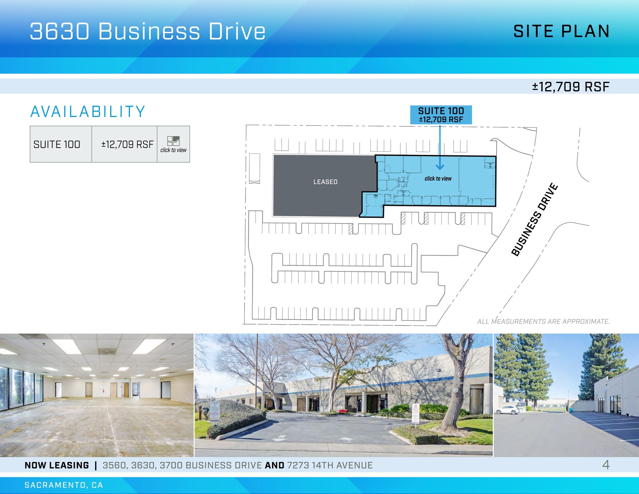 3700 Business Dr, Sacramento, CA à louer Plan de site– Image 1 sur 1