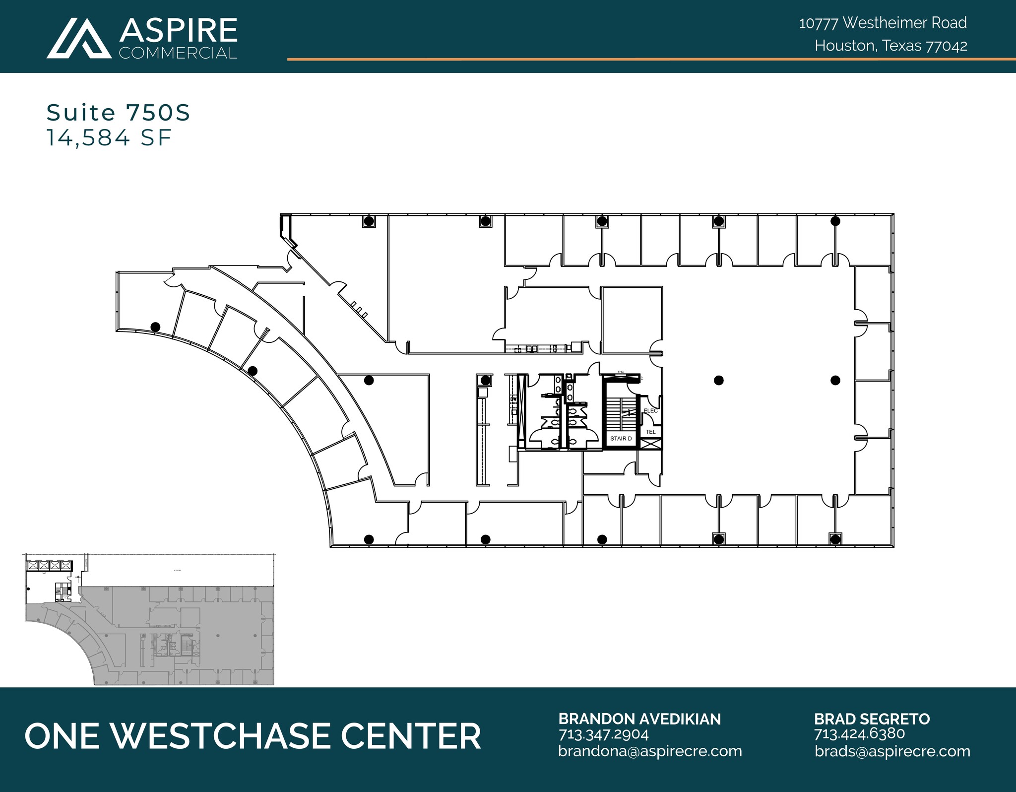 10777 Westheimer Rd, Houston, TX à louer Plan d’étage– Image 1 sur 1