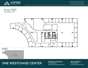10777 Westheimer Rd, Houston, TX à louer Plan d’étage– Image 1 sur 1