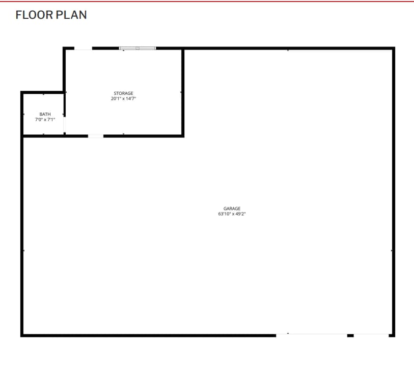 30057 W 8 Mile Rd, Livonia, MI à louer Plan d’étage– Image 1 sur 1