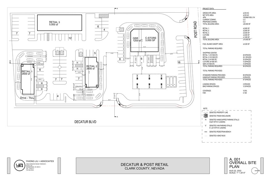 6435 S Decatur Blvd, Las Vegas, NV à louer - Plan de site – Image 2 sur 2
